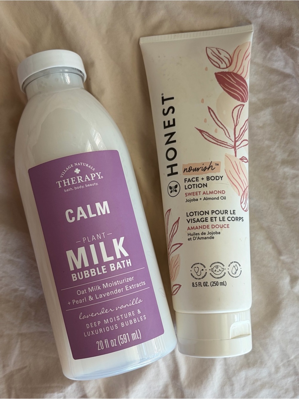 Village Naturals Bubble Bath & Honest Body Lotion Set